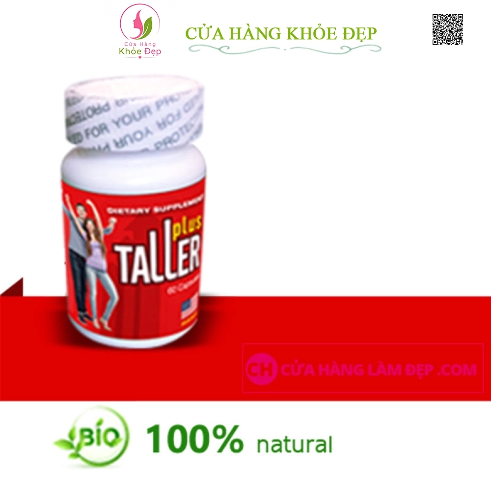 Viên Uống Tăng Chiều Cao Taller Plus 60 viên của Mỹ