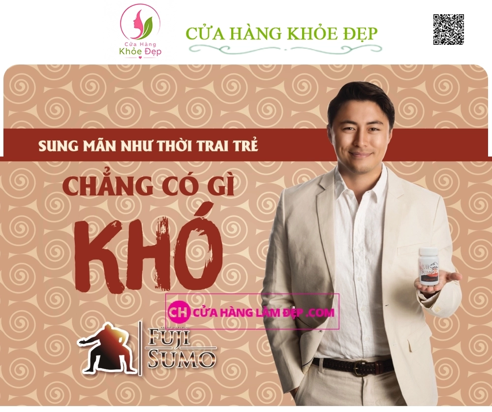 Viên Uống Tăng Cường Sinh Lực Fuji Sumo mẫu mới 2019 Của Nhật (100 Viên)