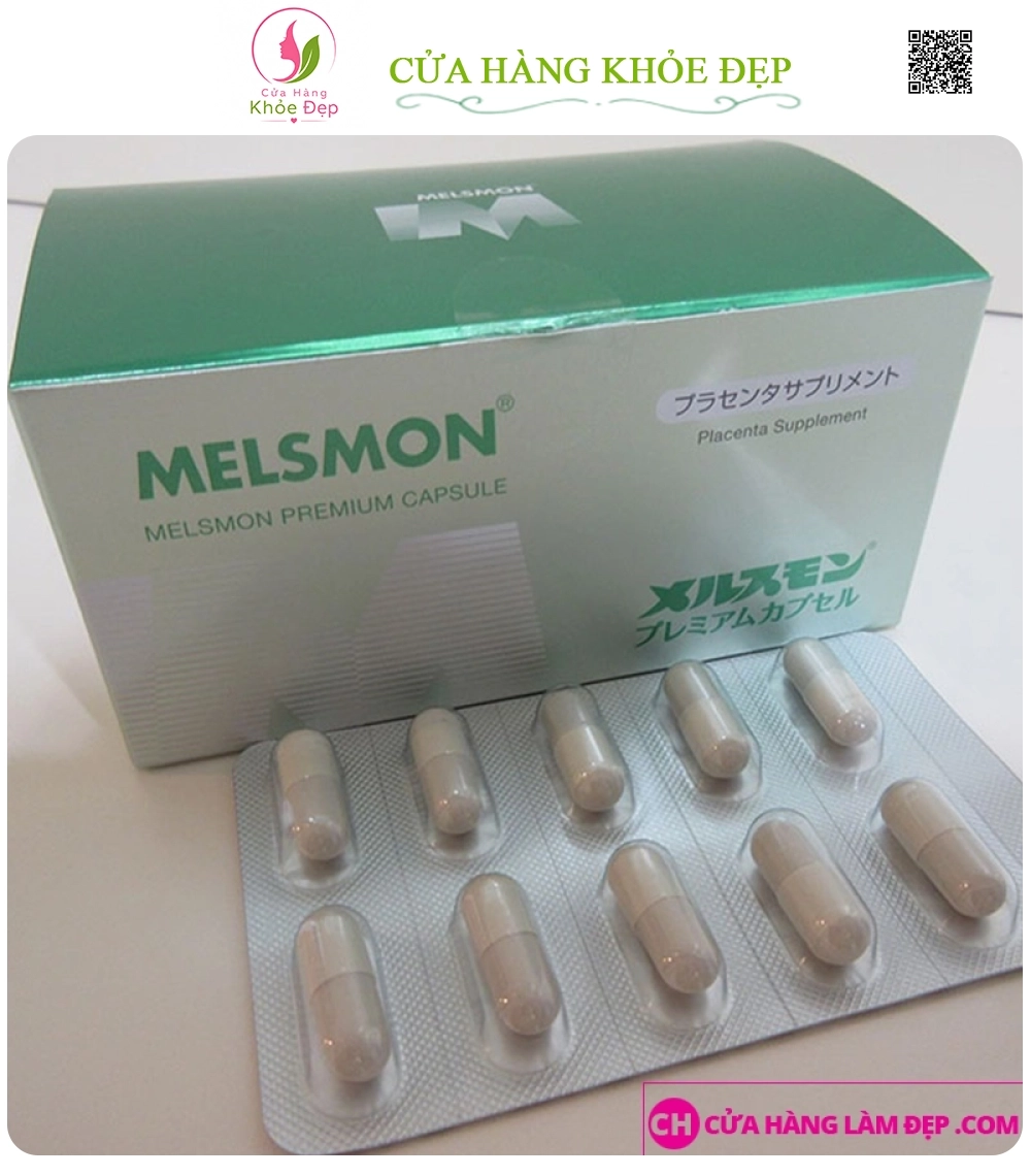 Viên Tinh Chất Tế Bào Nhau Thai Melsmon Premium Capsule