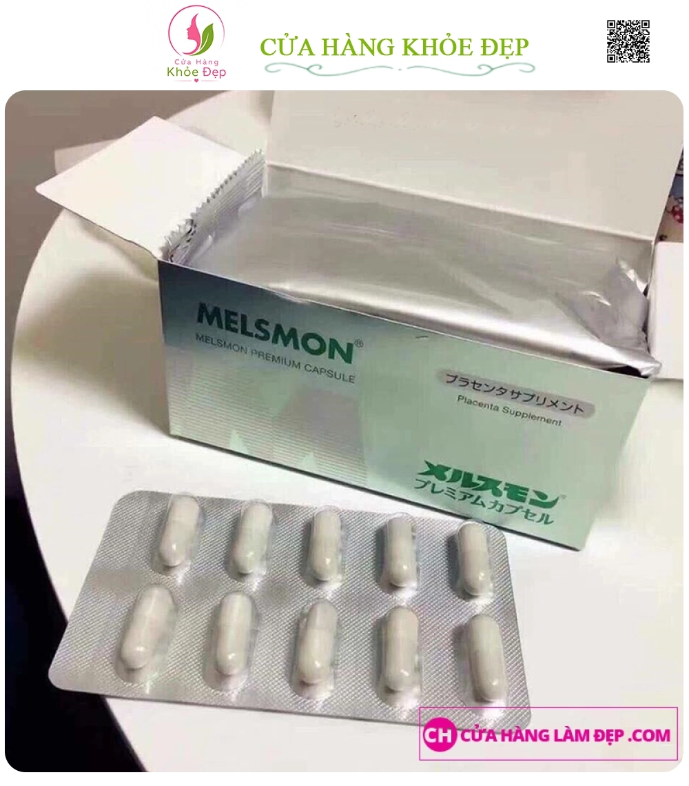 Viên Tinh Chất Tế Bào Nhau Thai Melsmon Premium Capsule