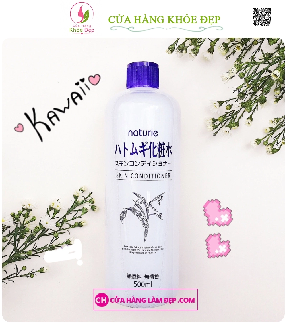 Lotion dưỡng da Naturie Hatomugi Skin Conditioner 500ml