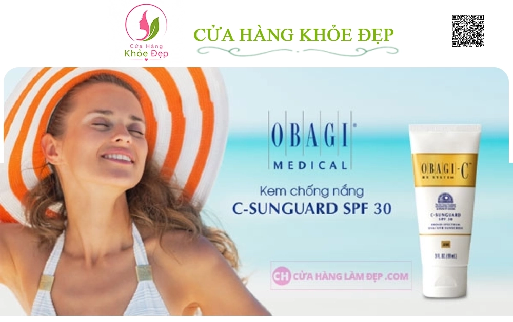 Kem Chống Nắng, Trẻ Hóa Da Obagi CRX C-Sunguard SPF30