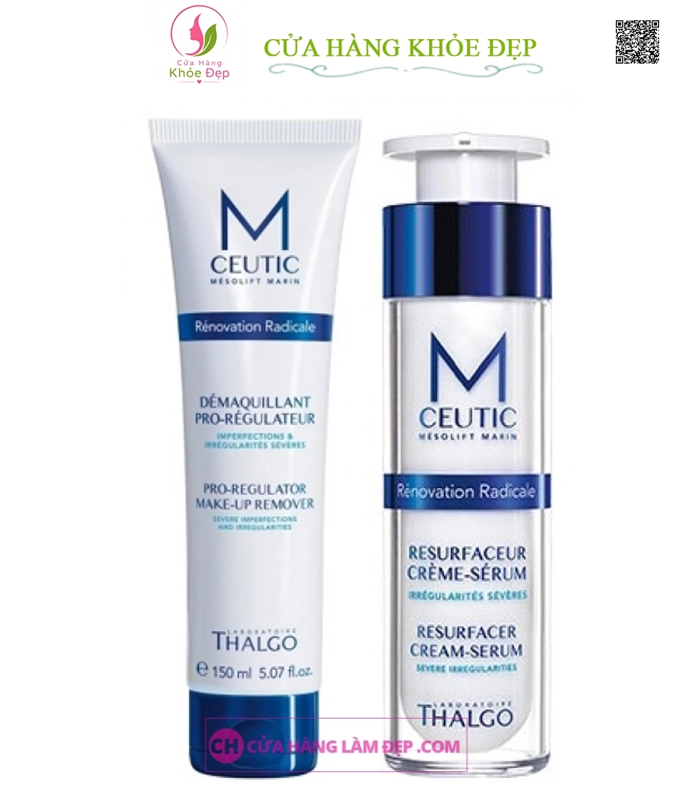 Kem Dưỡng giảm Sẹo Rỗ Thalgo Mceutic Resurfacer Cream-Serum 50ml