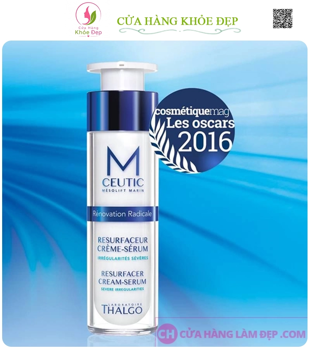 Kem Dưỡng giảm Sẹo Rỗ Thalgo Mceutic Resurfacer Cream-Serum 50ml