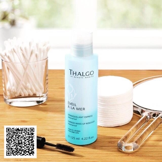 Dung dịch tẩy trang cho mắt và môi Thalgo Gentle Make Up Remover Eye & Lip