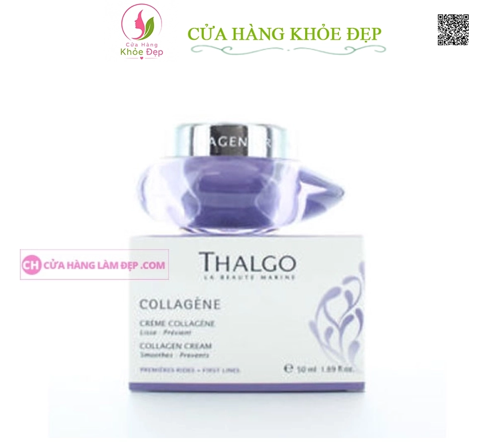Kem Xoá Mờ Nếp Nhăn, Bổ Sung Collagen Thalgo Collagen Cream