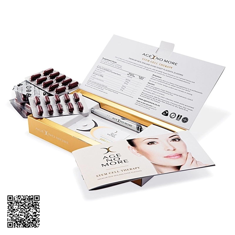 Viên Uống Tế Bào Nhau Thai Cừu Age No More 25000mg New Zealand 60 Viên