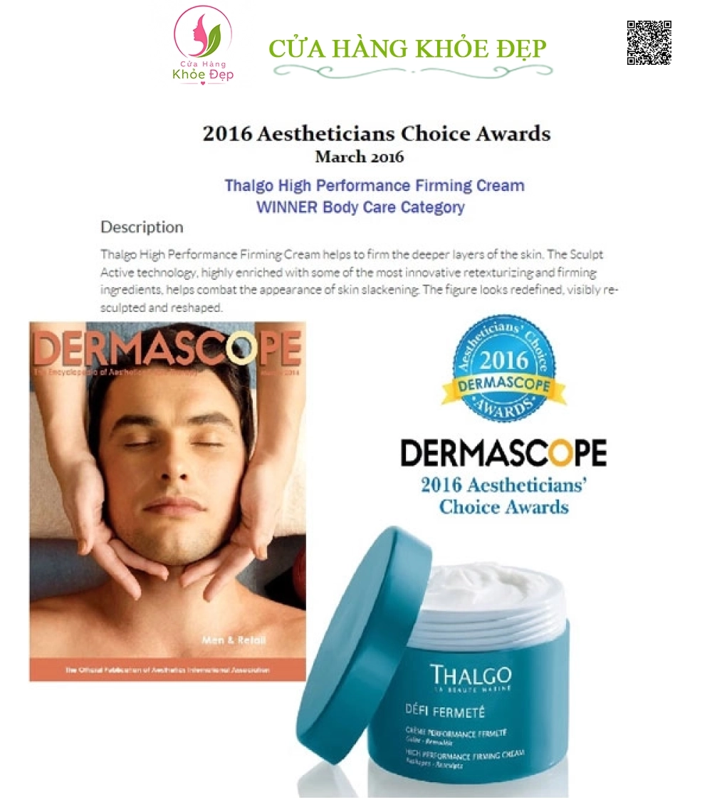 Kem Đốt Cháy Mỡ Thừa Thalgo High Performance Firming Cream