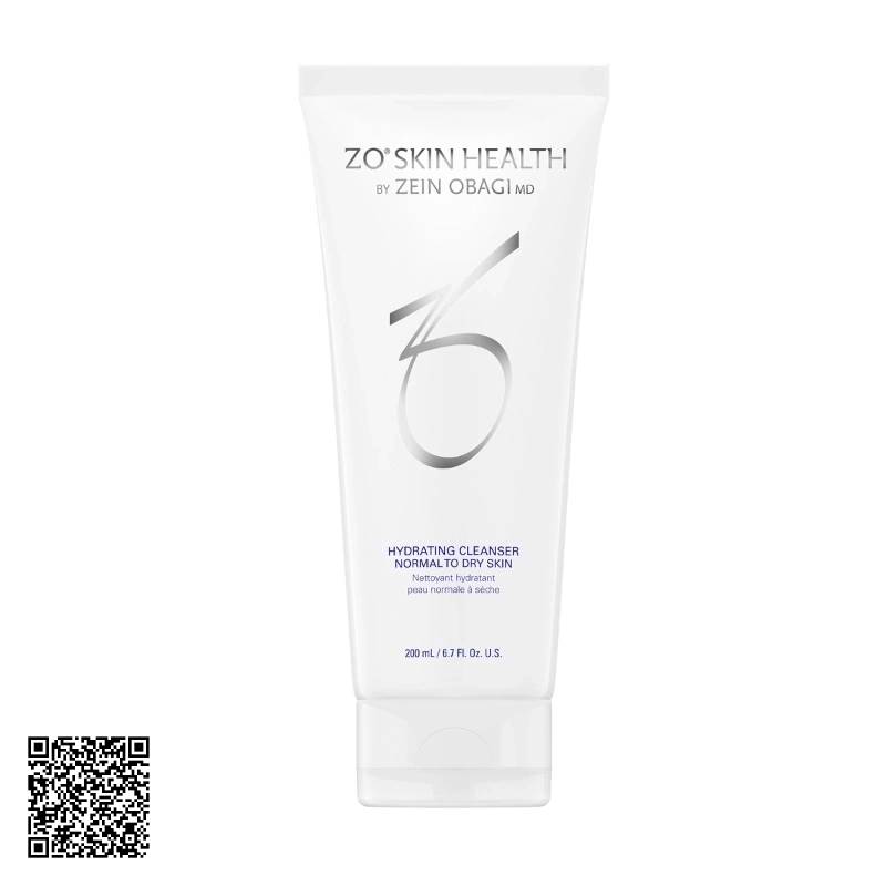 ZO Skin Health Hydrating Cleanser - Sữa Rửa Mặt Cho Da Khô, Da Nhạy Cảm