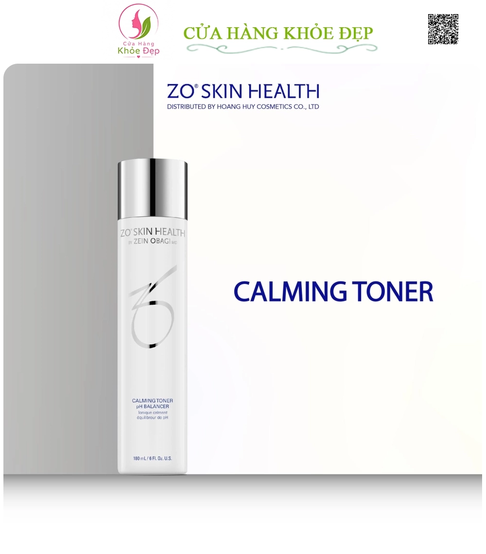 Nước hoa hồng ZO Skin Health Calming Toner pH Balancer 180ml