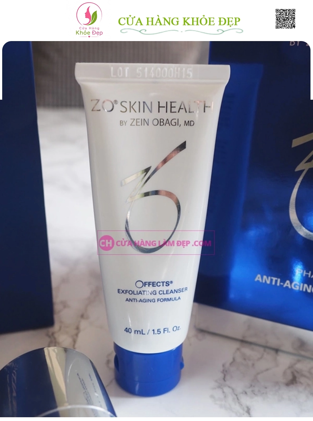 Sữa rửa mặt cho da nhờn ZO® Skin Health Offects Exfoliating Cleanser Normal to Oily Skin 150ml