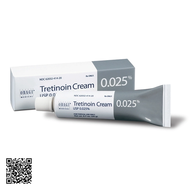 Kem Trị Mụn Trứng Cá Làm Đều Màu Sắc Da T.r.e Obagi Medical Tretinoin 0,025% Mỹ 20g