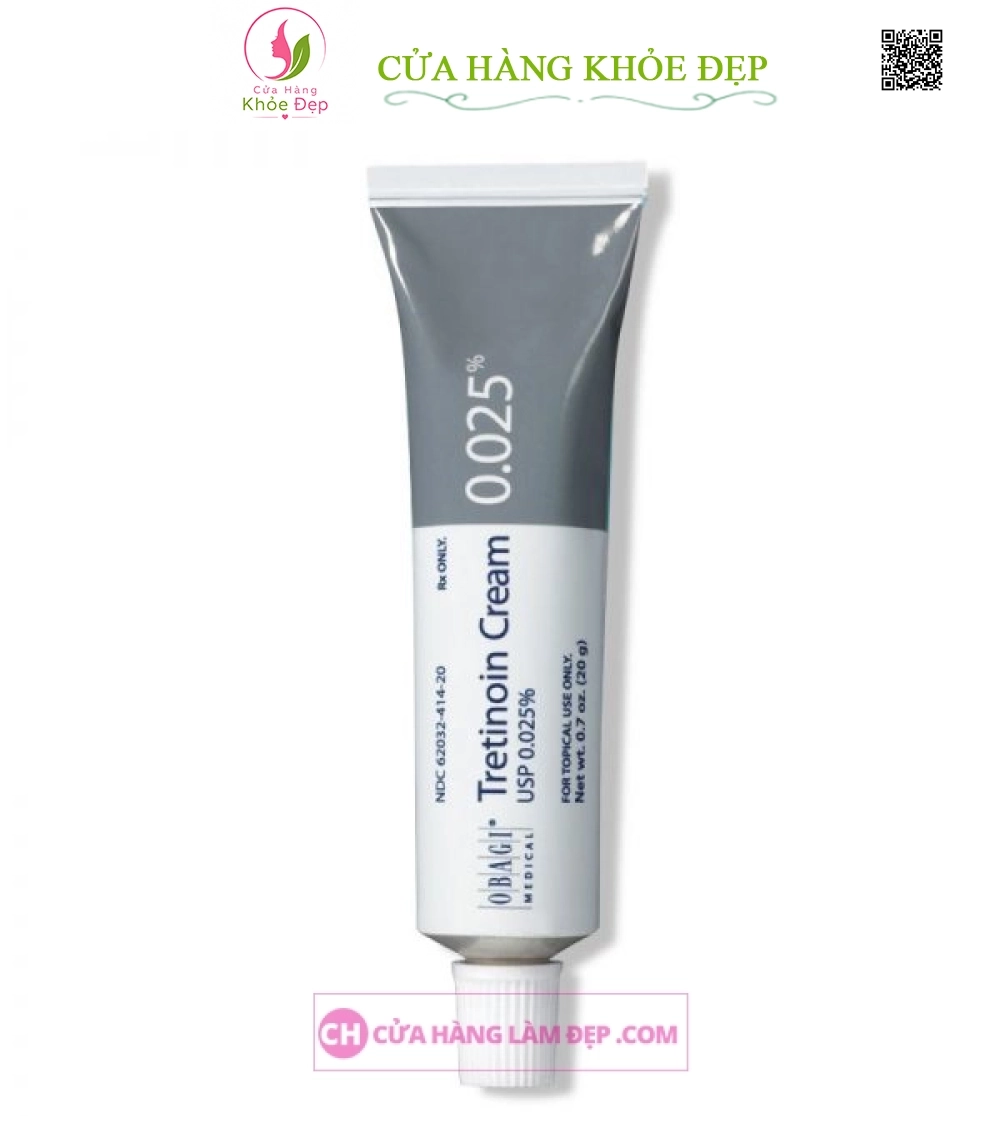 Kem Giảm Mụn, Lão Hoá Da Obagi T.R.E Cream USP 0,025%