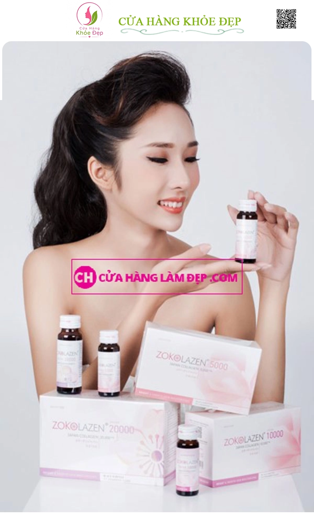 ZOKOLAZEN 20000MG COLLAGEN DẠNG NƯỚC TỪ NHẬT BẢN