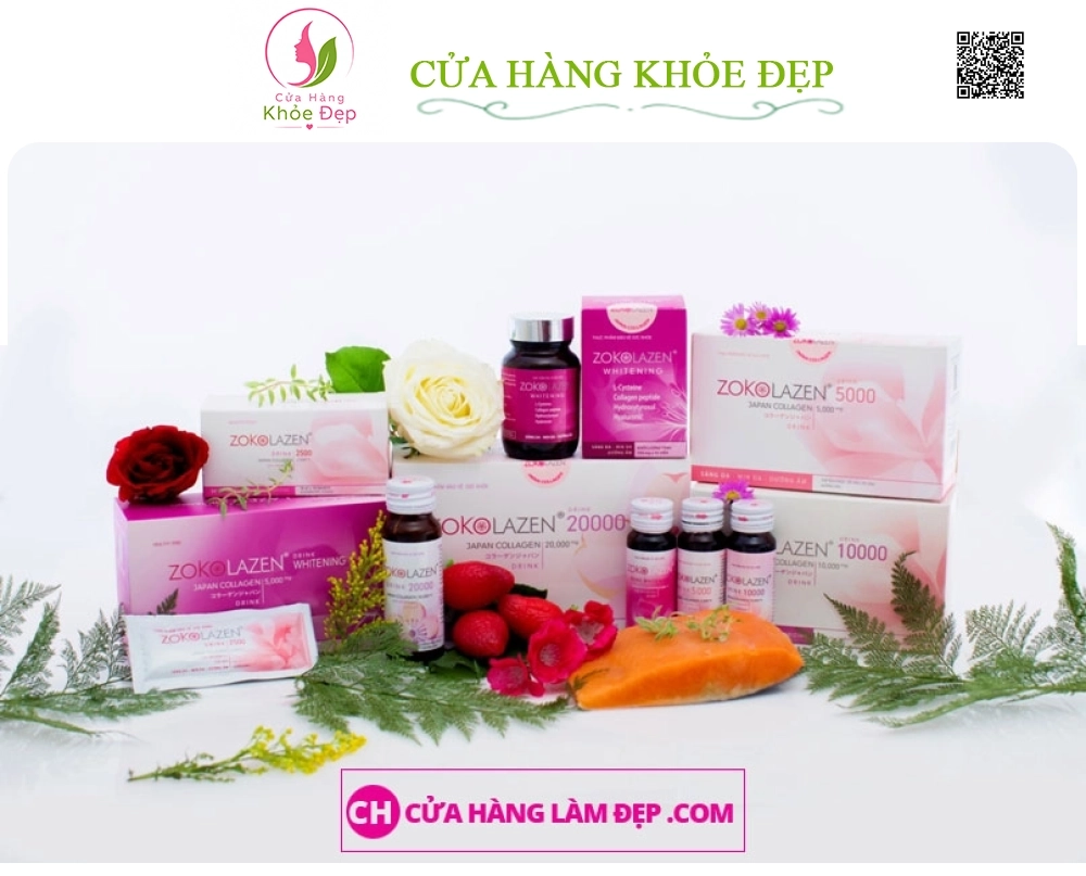 ZOKOLAZEN 20000MG COLLAGEN DẠNG NƯỚC TỪ NHẬT BẢN