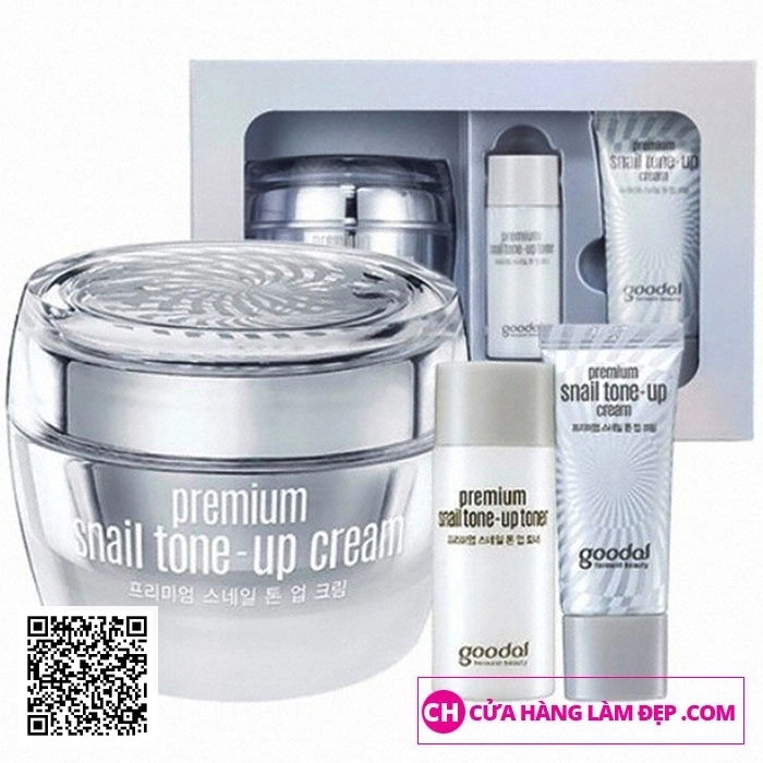 Set Dưỡng Trắng Ốc Sên Goodal Premium Snail Tone Up Cream Special