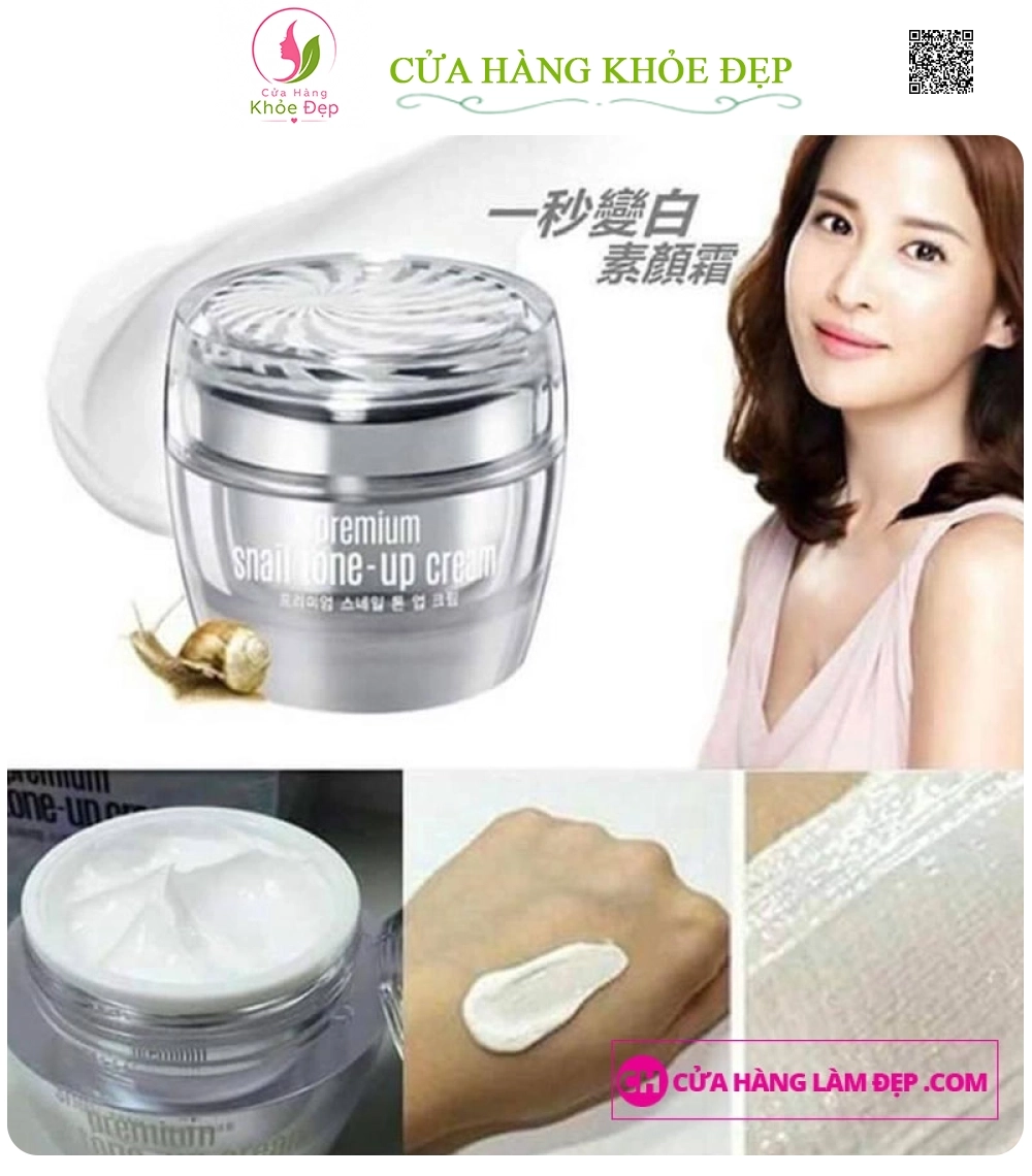Set Dưỡng Trắng Ốc Sên Goodal Premium Snail Tone Up Cream Special