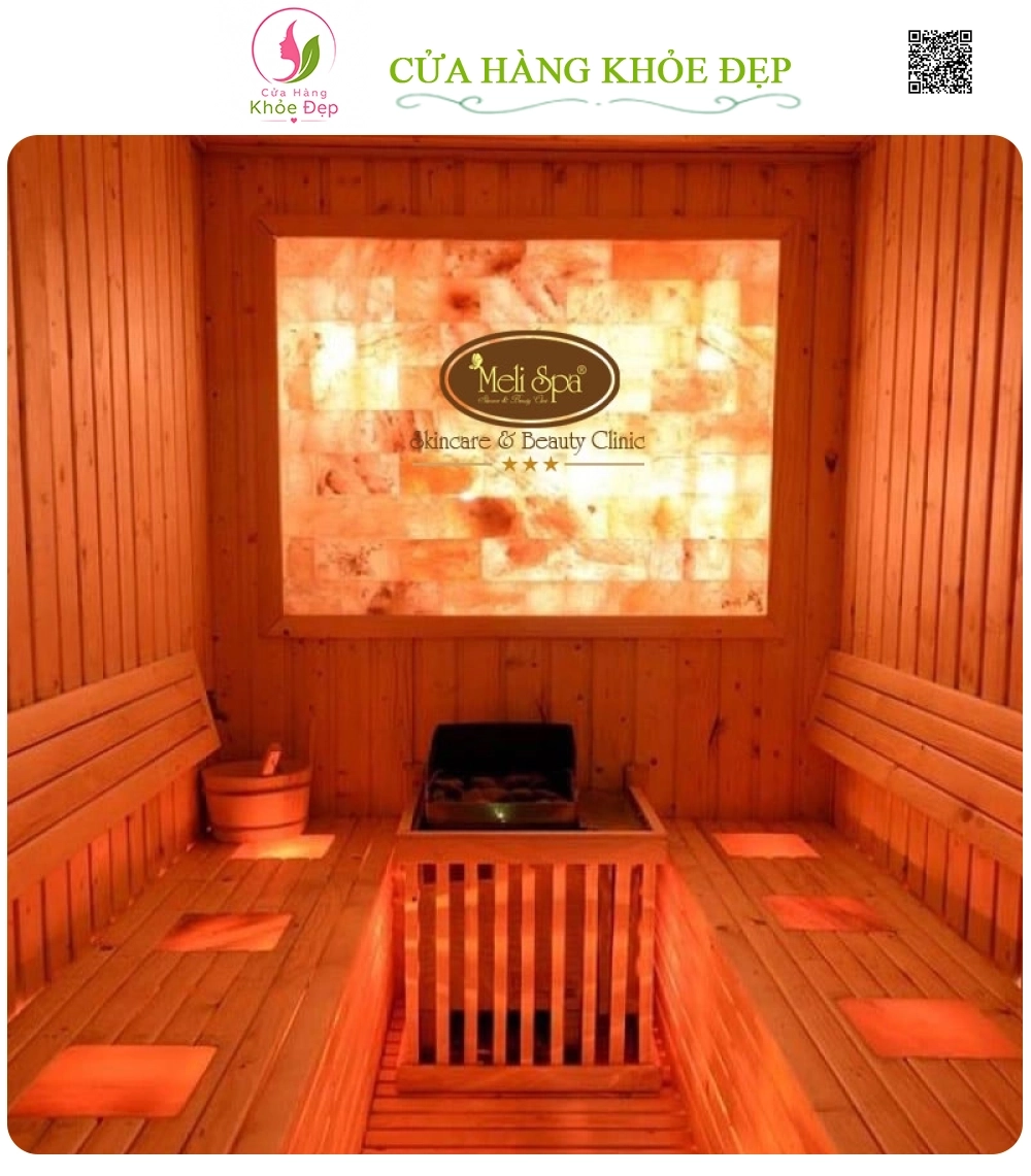 Xông Hơi Đá Muối tại Meli Spa
