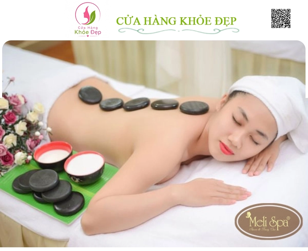 Massage Đá Nóng Bazan - 60 Phút tại Meli Spa