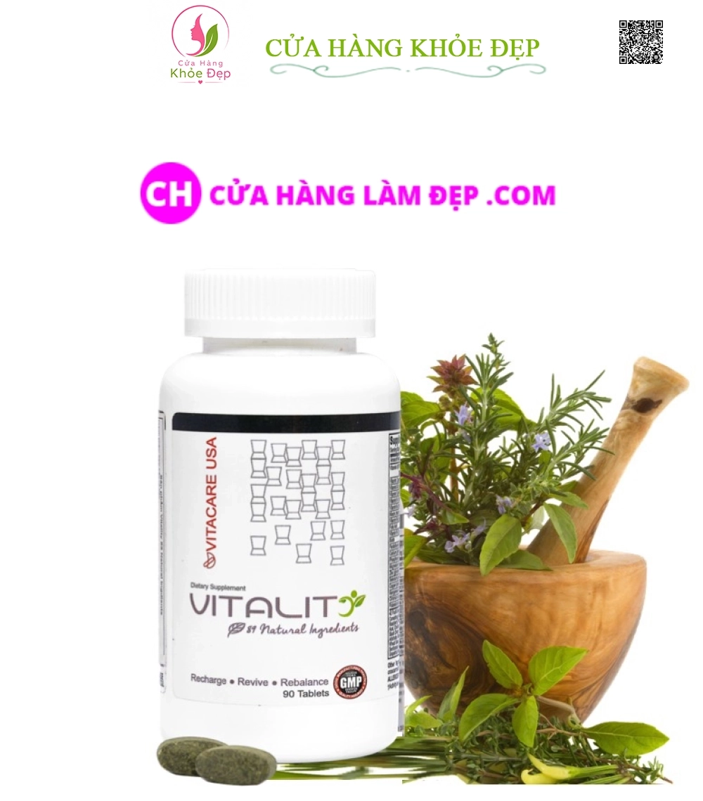 Thực phẩm uống trị bạc tóc, ngừa rụng tóc Vitality 89