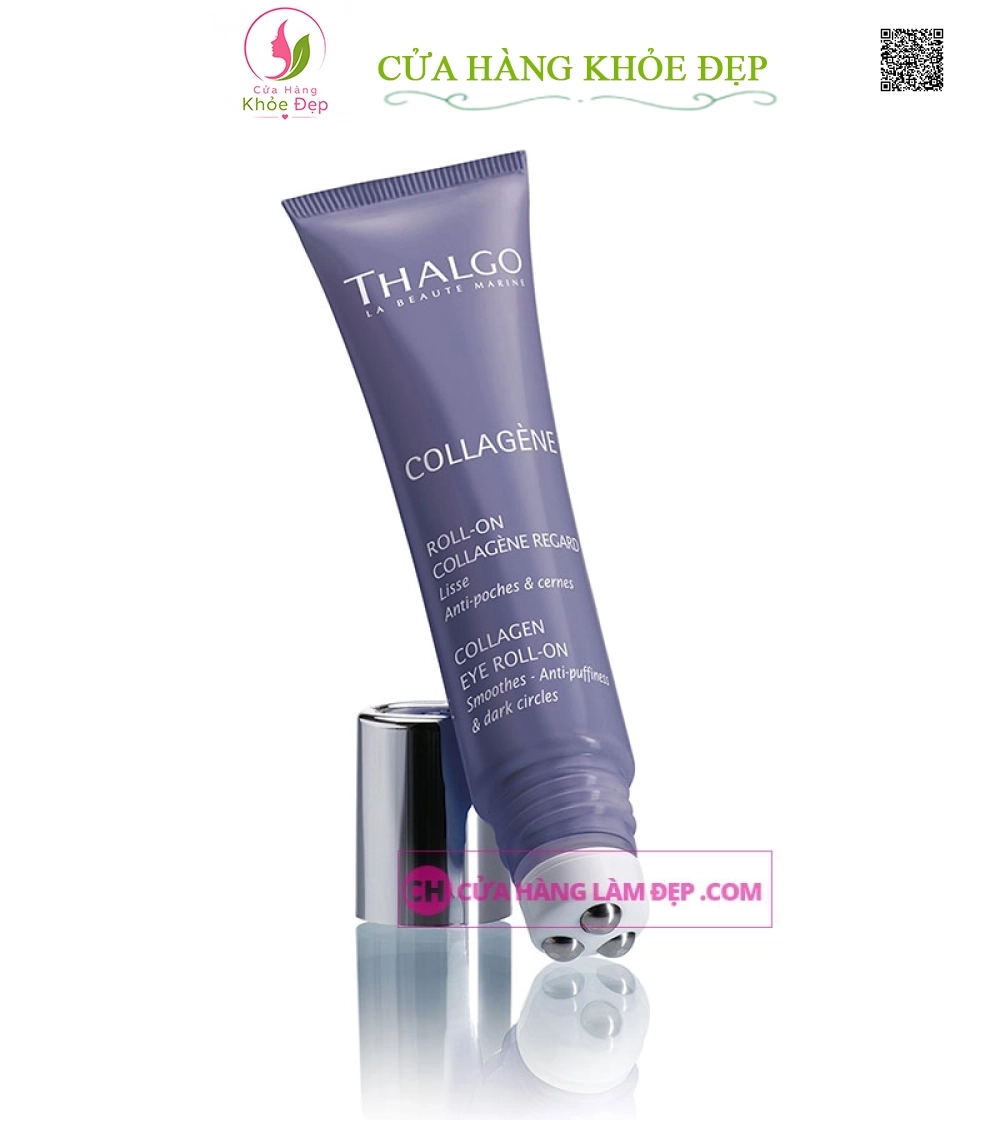 Tinh Chất Bổ Sung Collagen Vùng Mắt 3 Trong 1 Thalgo Collagen Eye Roll-On