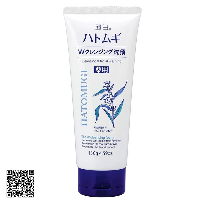 Sữa rửa mặt ý dĩ Hatomugi Naturie Nhật Bản