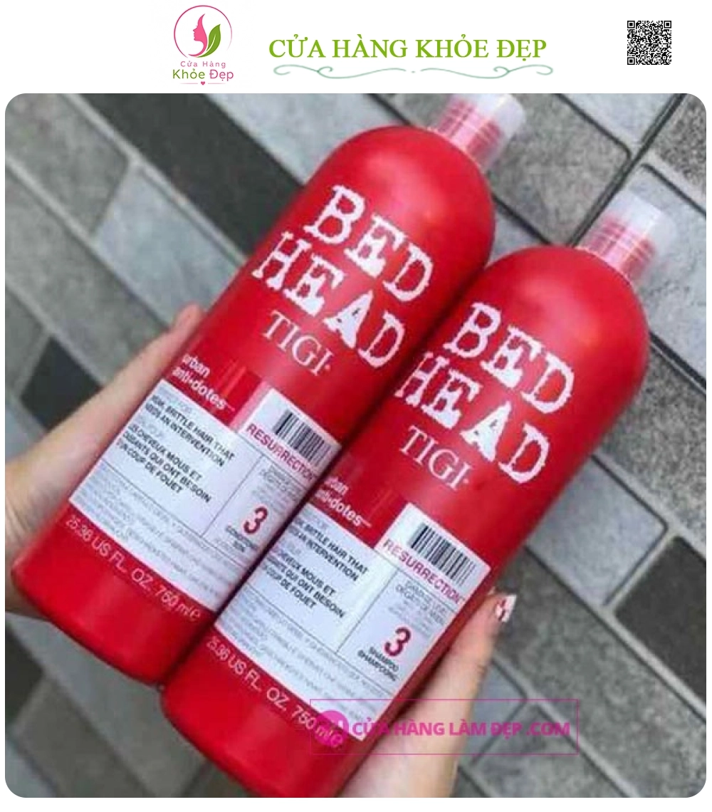 Dầu Gội Xã Tigi 3 Bed Head Urban Antidotes Resurrection 750ml