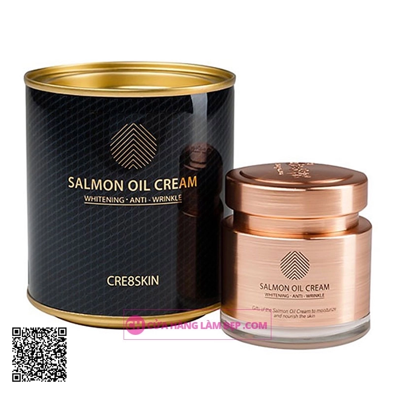 Kem Dưỡng Da Chiết Xuất Từ Cá Hồi Salmon Oil Cream Hàn Quốc Hàn Quốc 80g