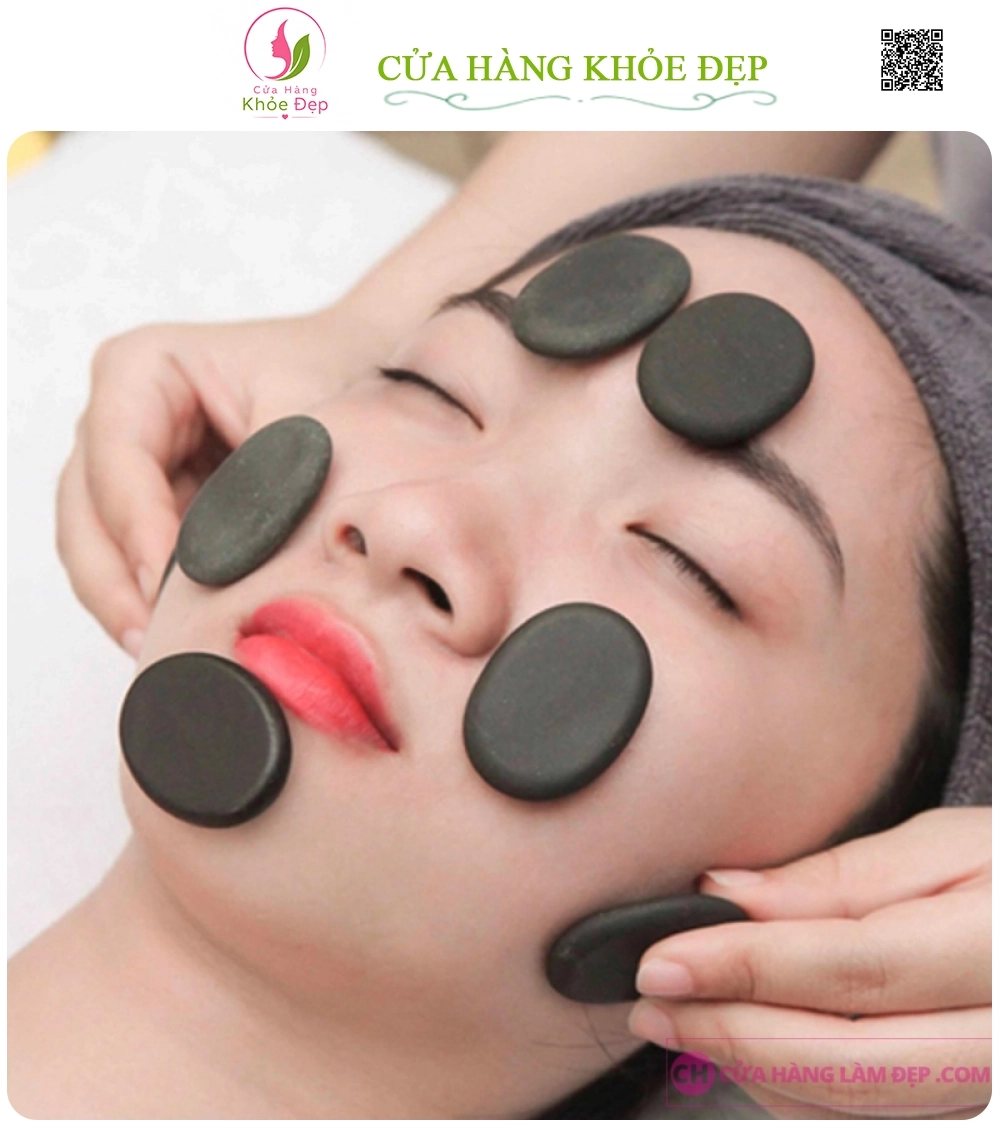 Chăm Sóc Da Mặt Thư Giãn Đá Nóng tại Meli Spa
