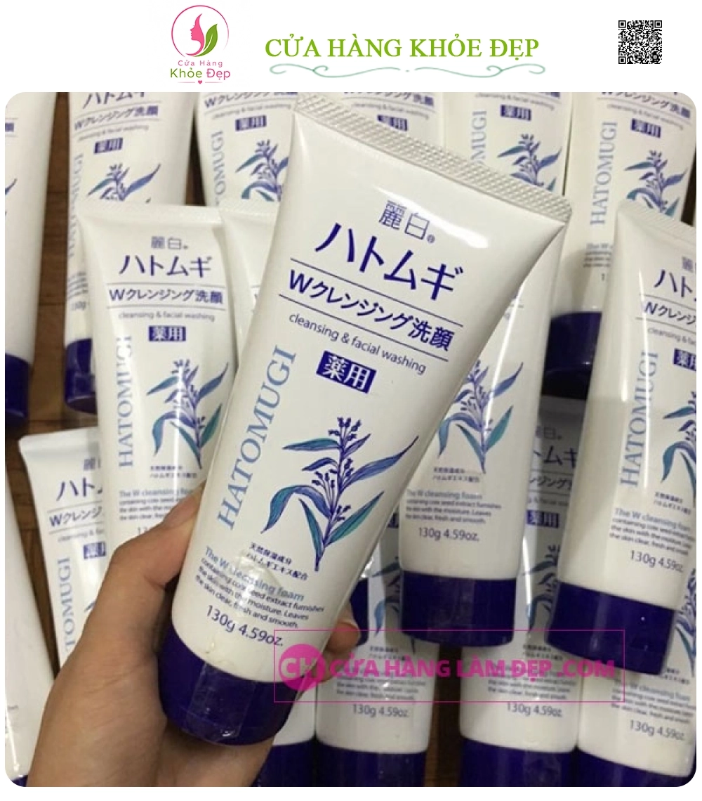 Sửa Rửa Mặt Hạt Ý Dĩ Hatomugi Naturie Nhật Bản