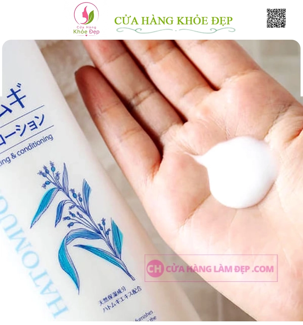 Sửa Rửa Mặt Hạt Ý Dĩ Hatomugi Naturie Nhật Bản