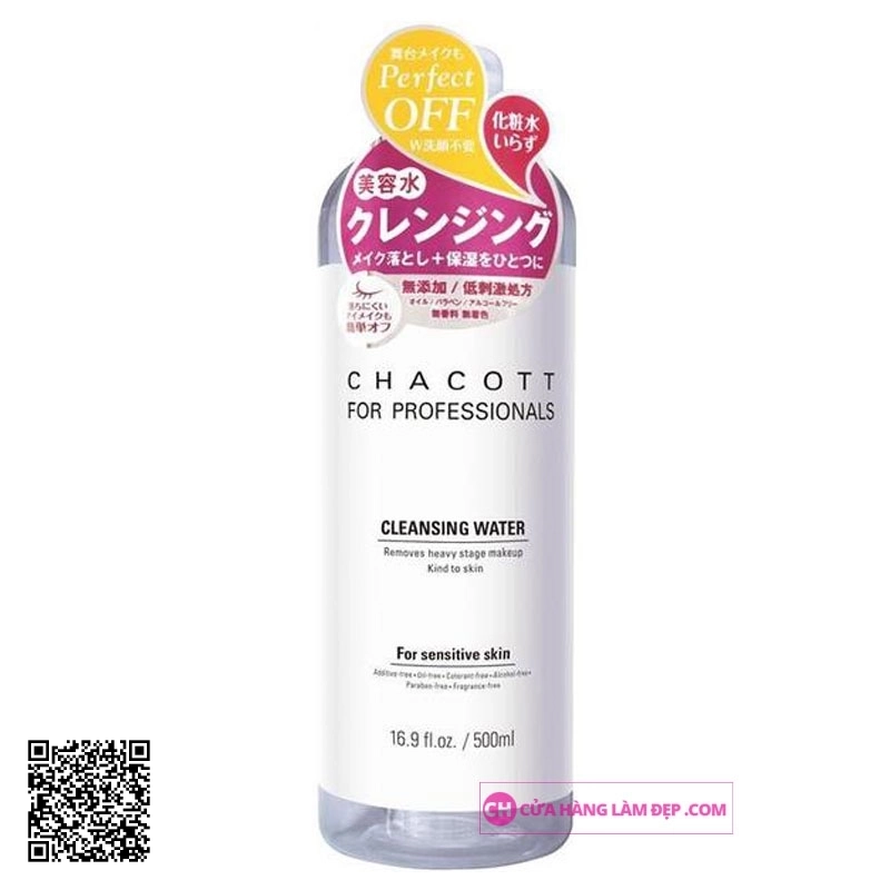Nước Tẩy Trang Chacott For Professionals Cleasing Water (500ml)