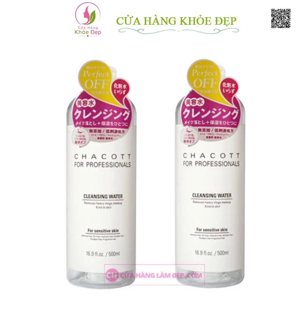 Nước Tẩy Trang Chacott For Professionals Cleasing Water (500ml)