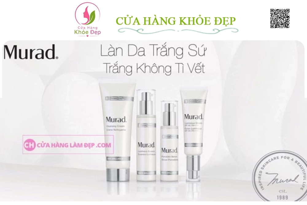 Kem Rửa Mặt Làm Trắng Sáng Da Murad Cleansing Cream White Brilliance
