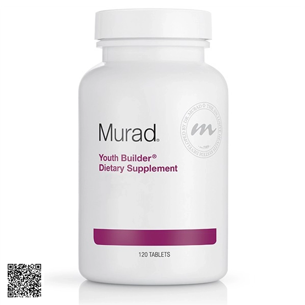 Viên uống trẻ hóa, giảm nếp nhăn Murad Youth Builder Dietary Supplement