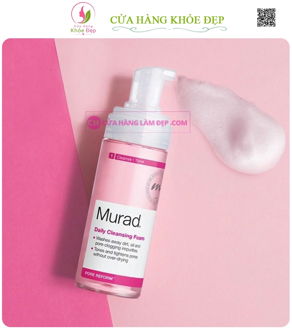 Sữa Rửa Mặt Dạng Bọt Murad Daily Cleansing Foam