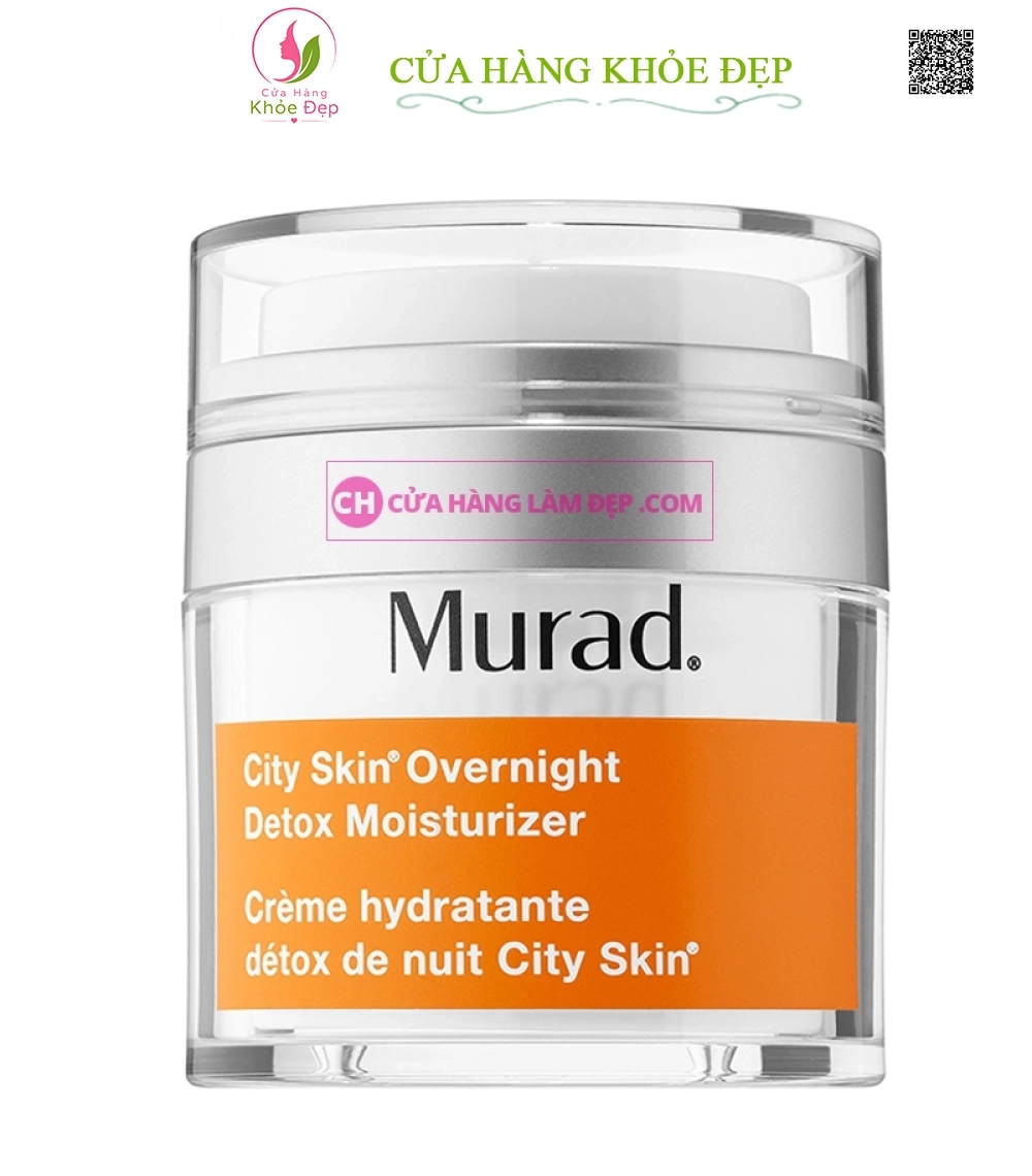 Kem Dưỡng Tái Tạo Và Giải Độc Da Ban Đêm Murad City Skin Overnight Detox Moisturizer
