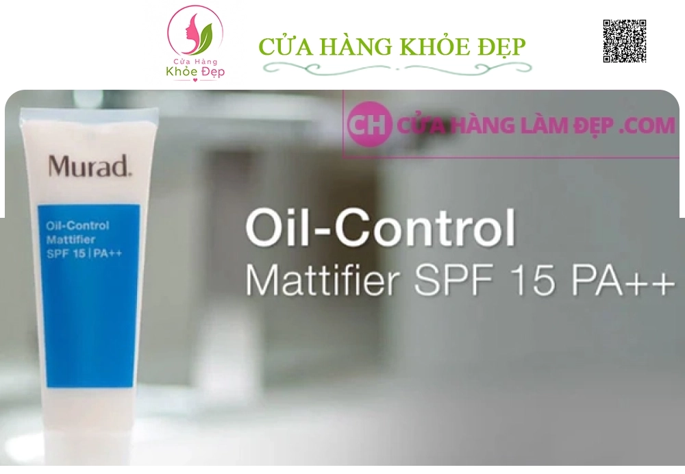 Kem Dưỡng Chống Nắng Dành Cho Da Dầu Mụn Oil-Control Mattifier SPF 15 PA++