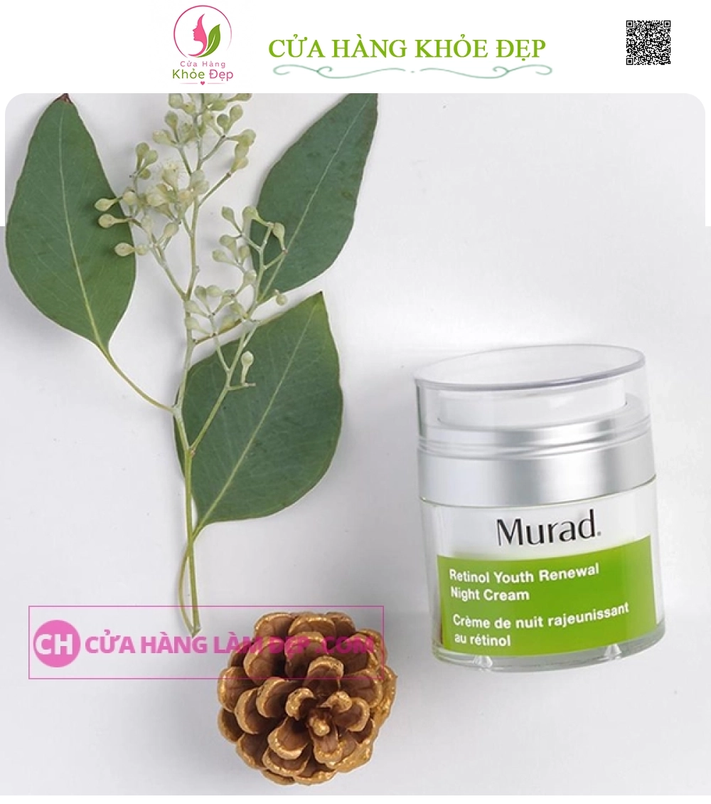 Kem Dưỡng Ban Đêm Hồi Sinh Làn Da Lão Hóa Murad Retinol Youth Renewal Night Cream