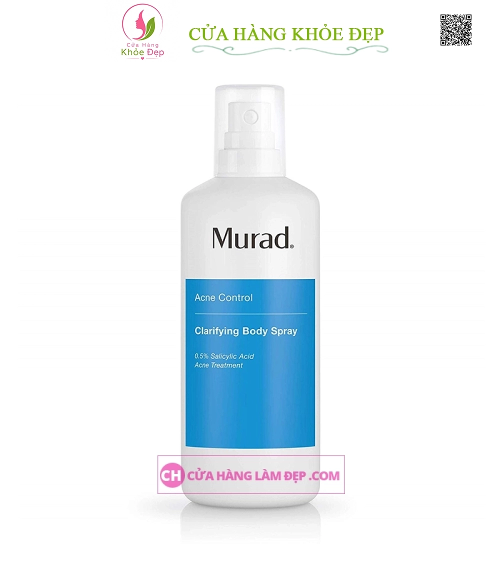 Chai Xịt Giảm Mụn Cơ Thể Và Vi Khuẩn Murad Clarifying Body Spray