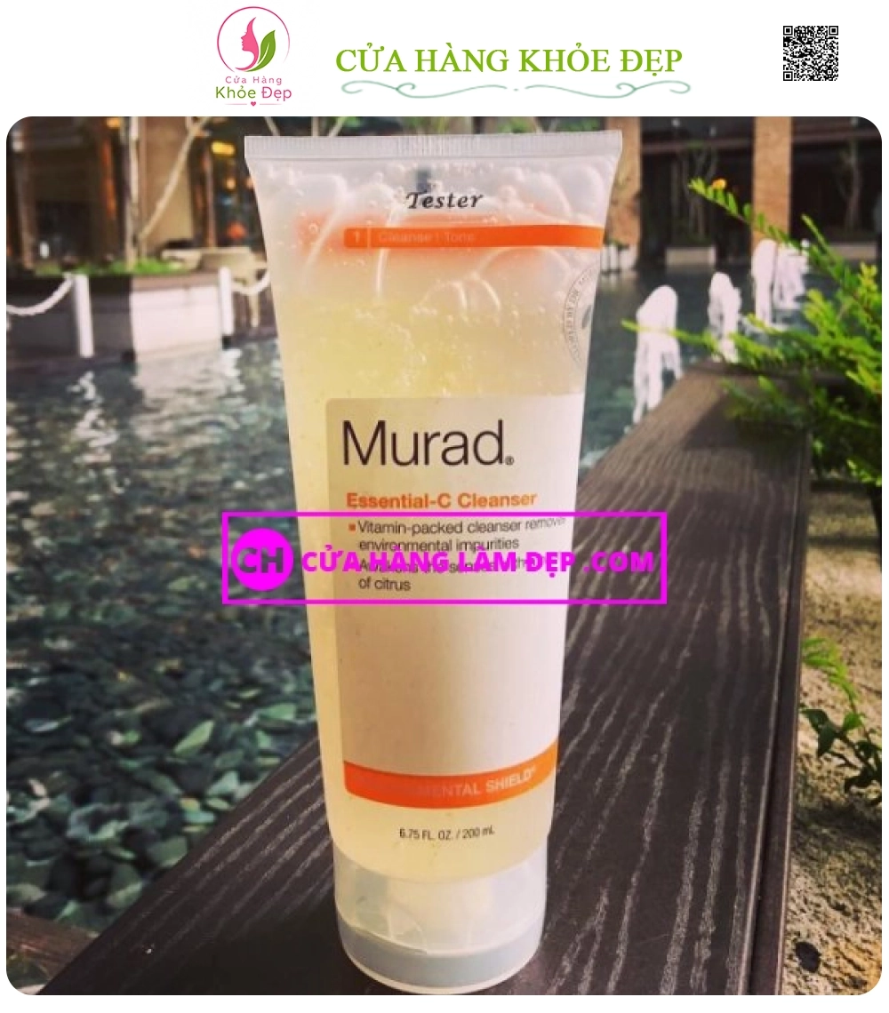 Sữa rửa mặt giúp loại bỏ tạp chất, phục hồi độ ẩm Essential-C Cleanser