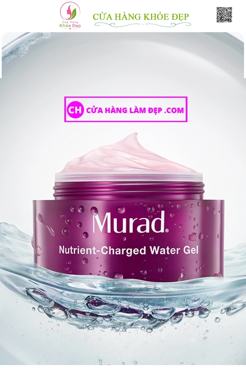 Gel sạc nước dinh dưỡng Nutrient-Charged Water Gel