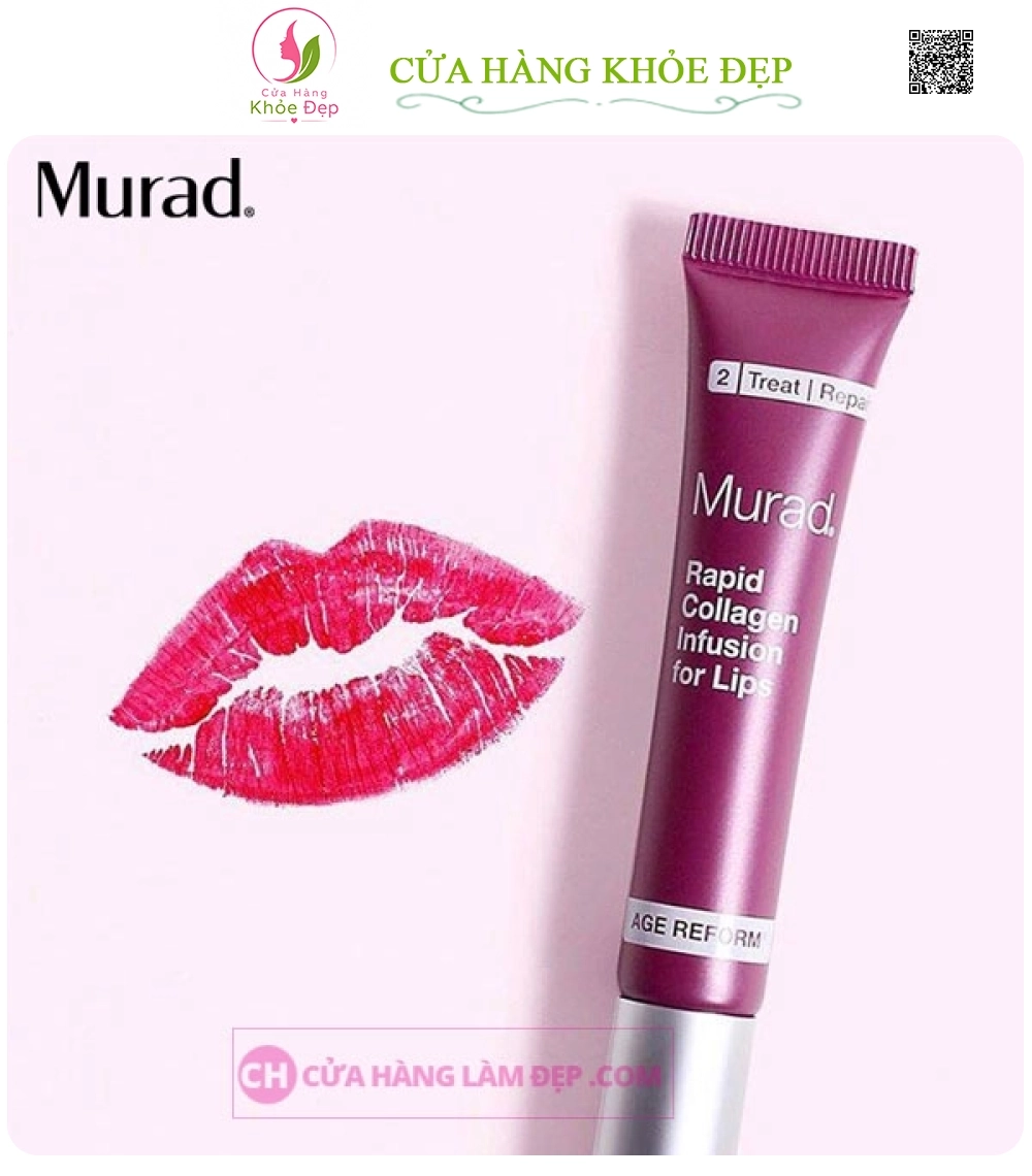 Serum dưỡng môi Collagen Murad Rapid Collagen Infusion For Lips