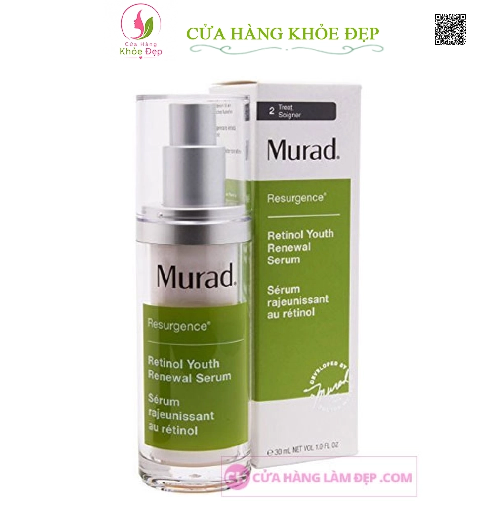 Tinh Chất Tái Tạo Và Trẻ Hóa Da Murad Resurgence Retinol Youth Renewal Serum 30ml