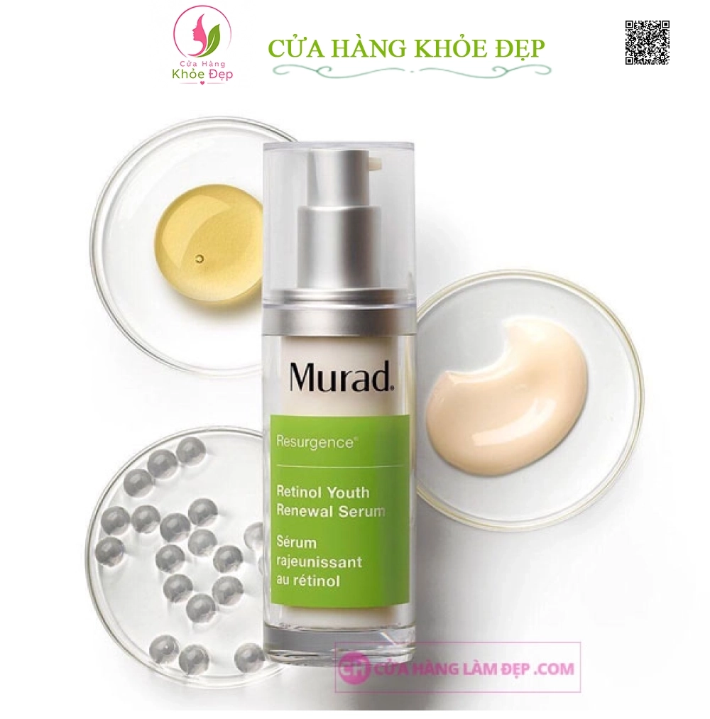 Tinh Chất Tái Tạo Và Trẻ Hóa Da Murad Resurgence Retinol Youth Renewal Serum 30ml
