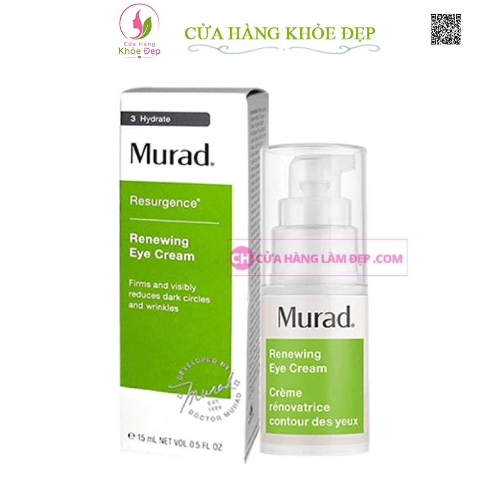 Kem Giảm Bọng Mắt, Quầng Thâm Murad Renewing Eye Cream