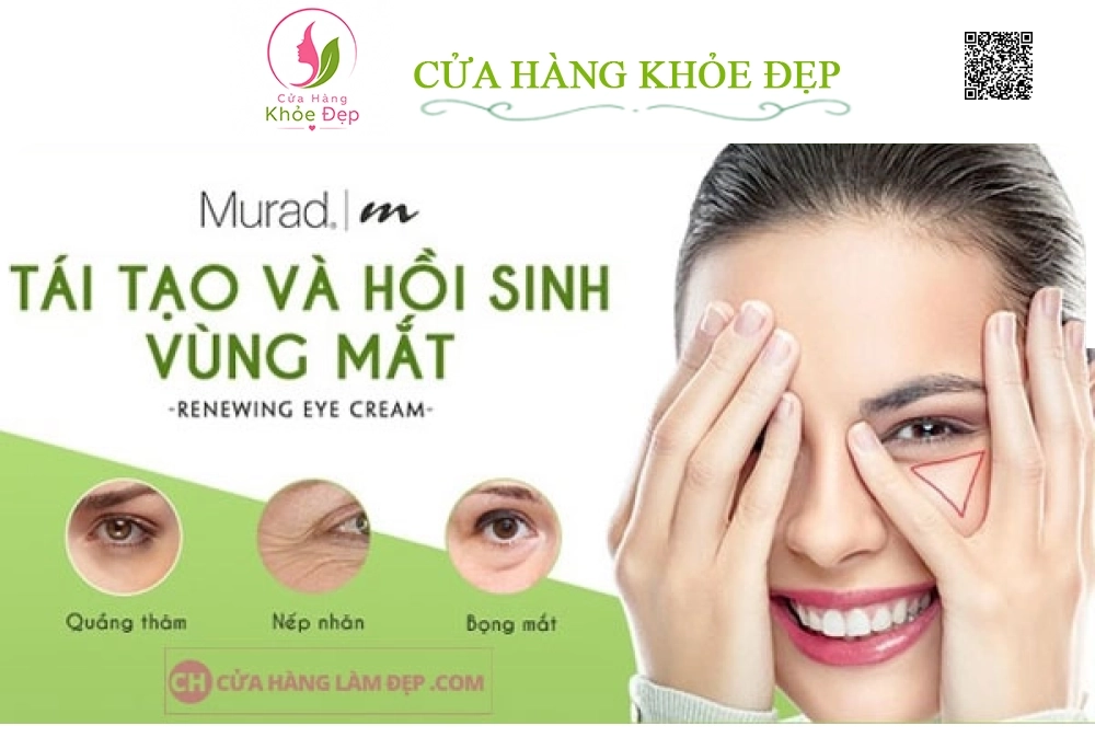 Kem Giảm Bọng Mắt, Quầng Thâm Murad Renewing Eye Cream