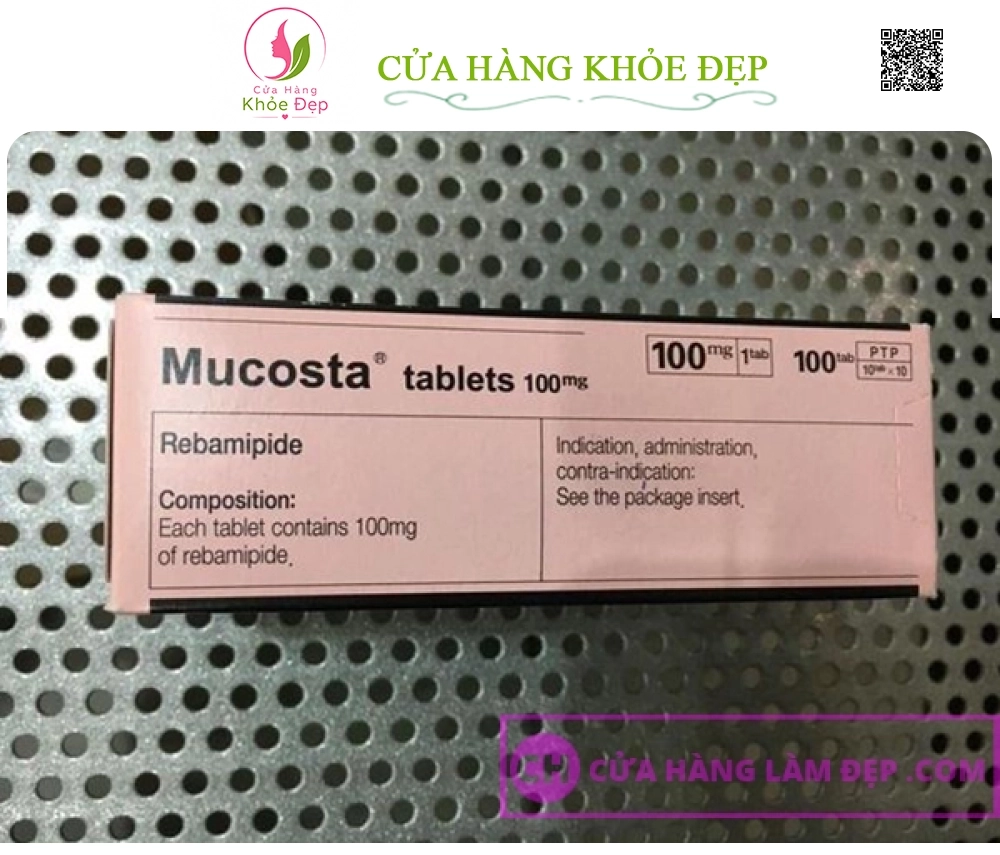 Viên Uống Ngăn Ngừa và Điều Trị Bệnh Dạ Dày Mucosta Tablets 100mg