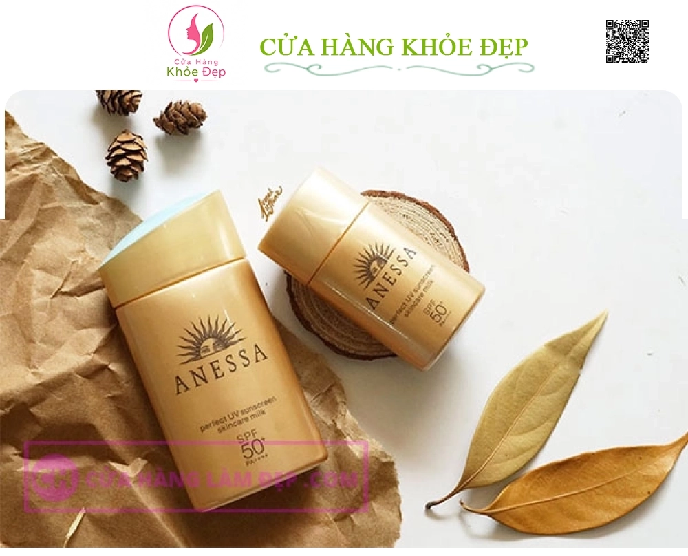 Sữa Chống Nắng Anessa Perfect UV Sunscreen Skincare Milk SPF50+ PA++++