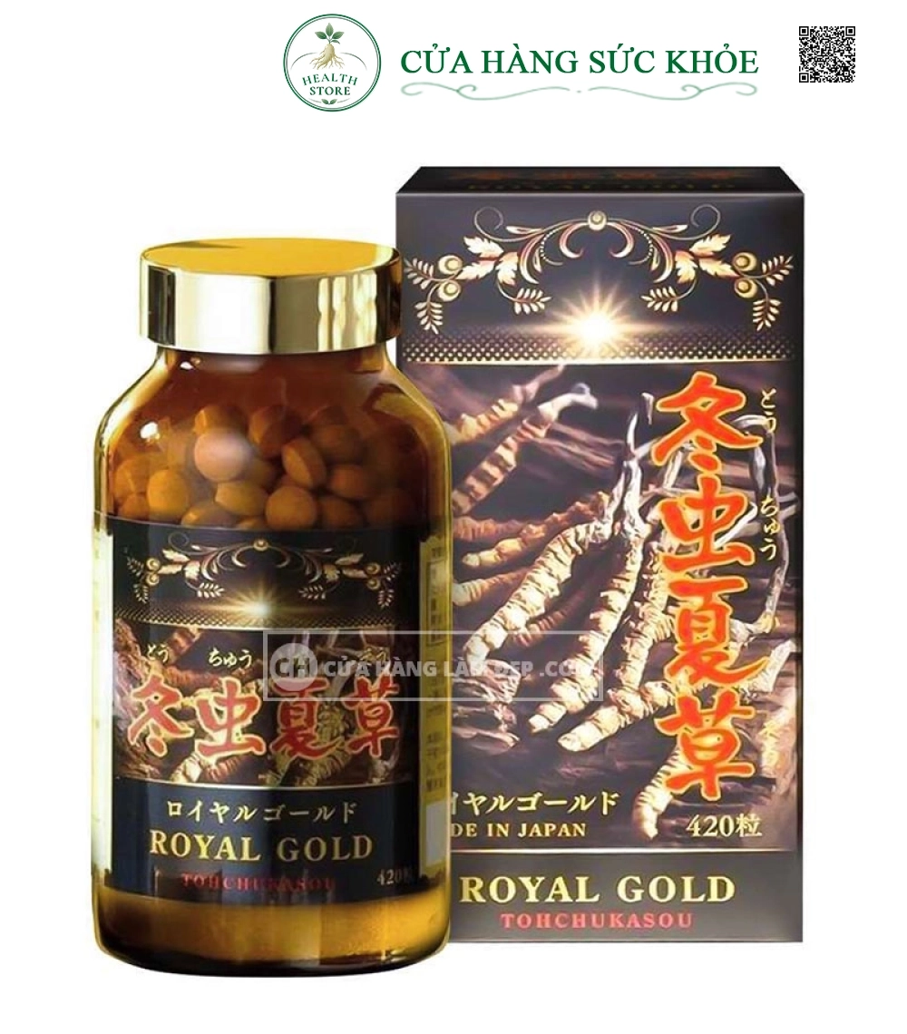 Viên Đông Trùng Hạ Thảo Tohchukasou Royal Gold Nhật Bản